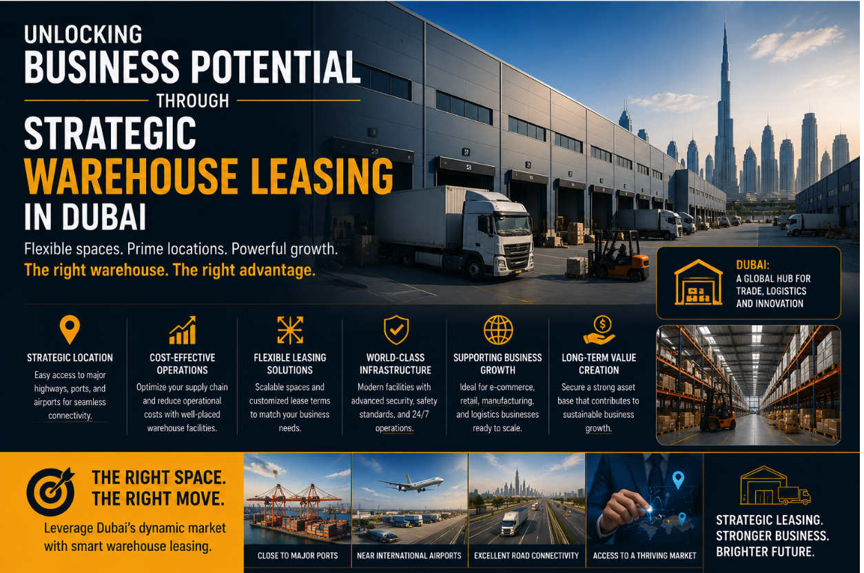 Unlocking Business Potential Through Strategic Warehouse Leasing in Dubai